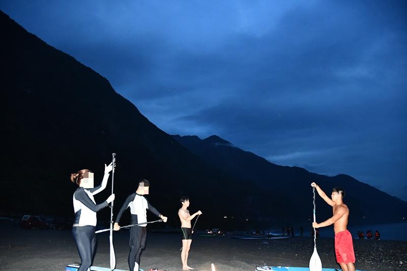 清水斷崖sup看日出