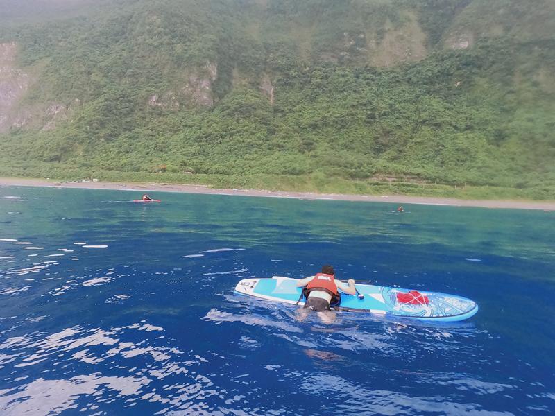 清水斷崖sup看日出