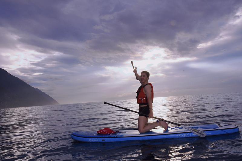 清水斷崖sup看日出