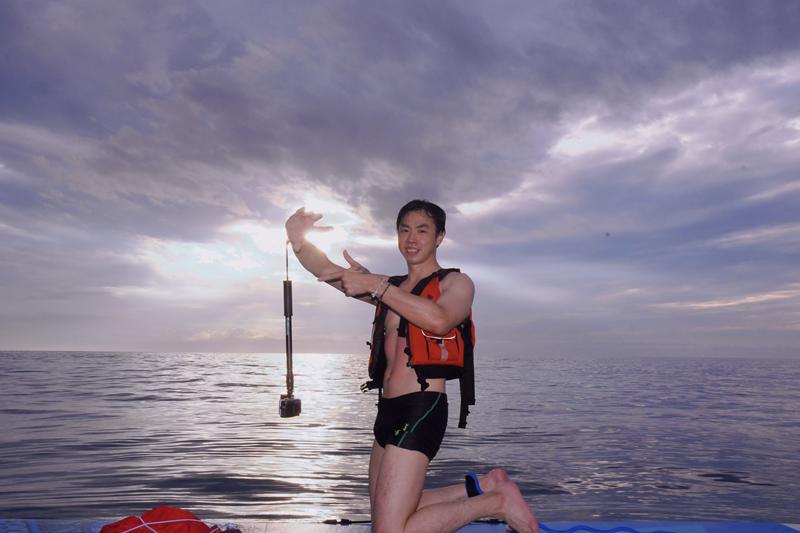 清水斷崖sup看日出