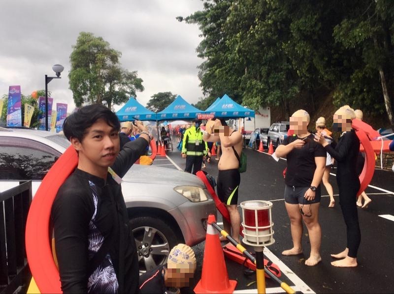 泳渡日月潭攜帶物品